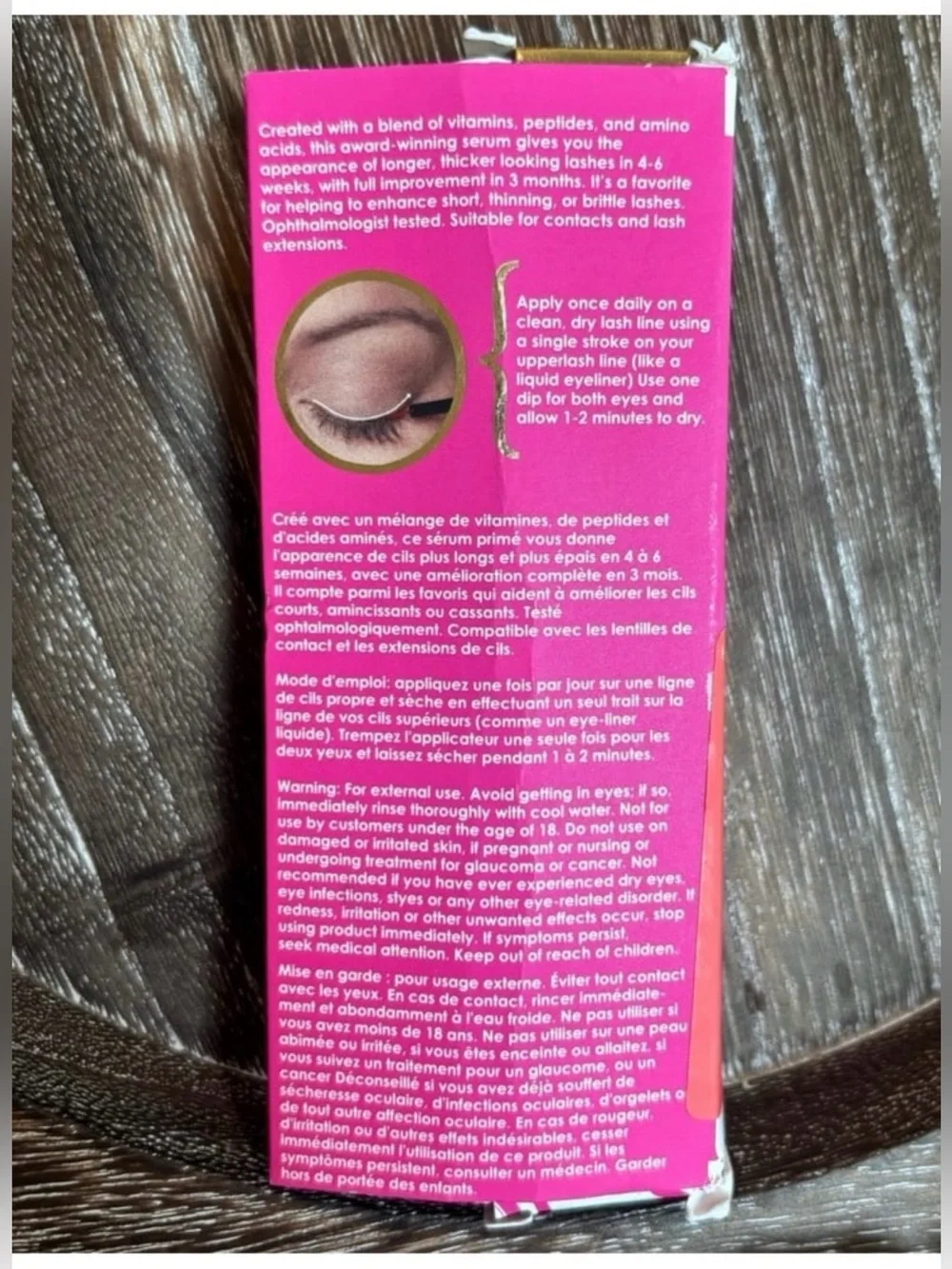 Grande Cosmetics GrandeLASH-MD Lash Enhancing Serum Travel Size New